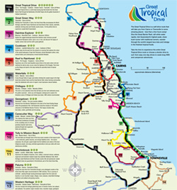 Great Tropical Drive Map